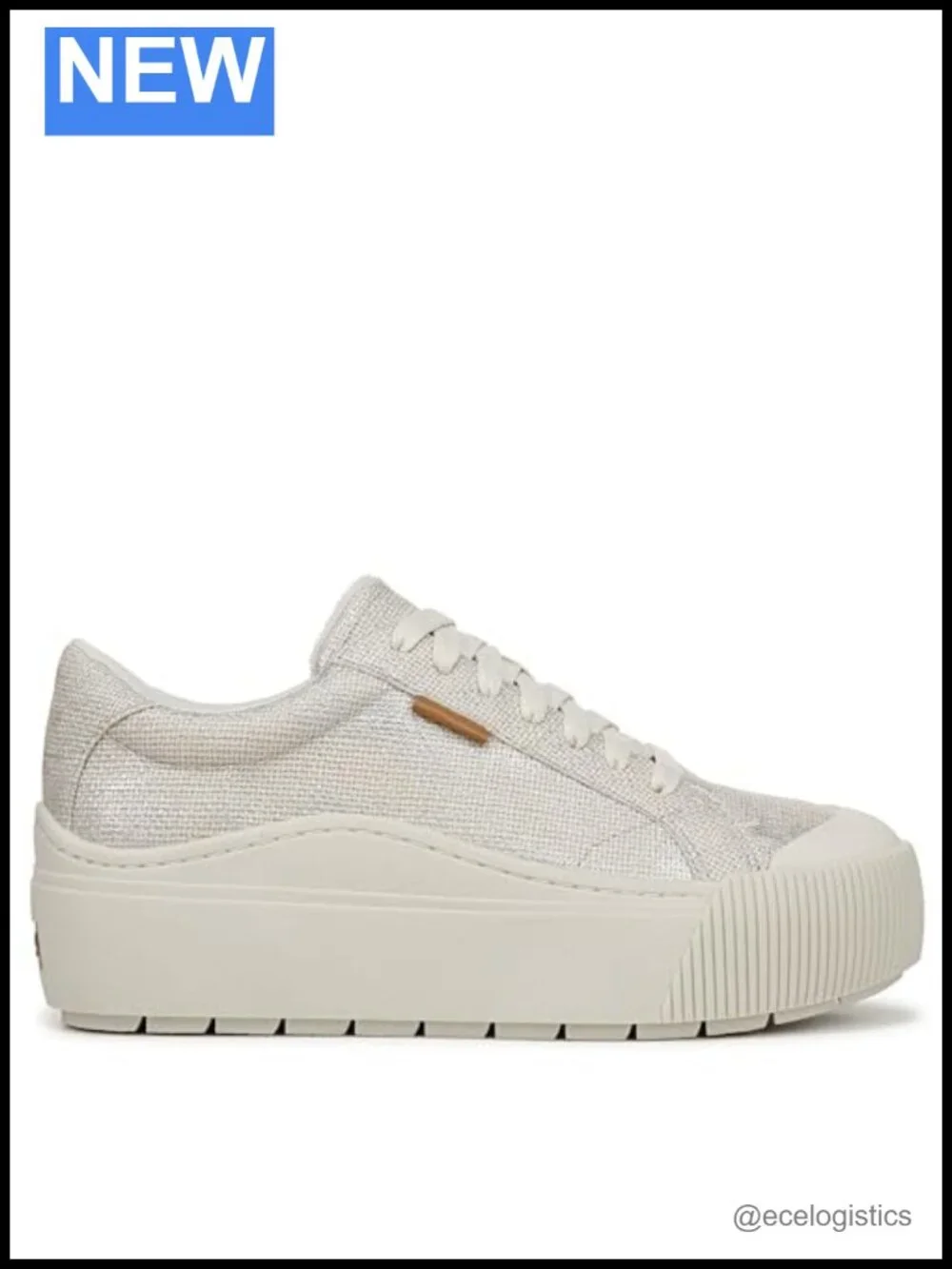 Sustainability Crafted Faux Leather Lace Up Platform Sneakers